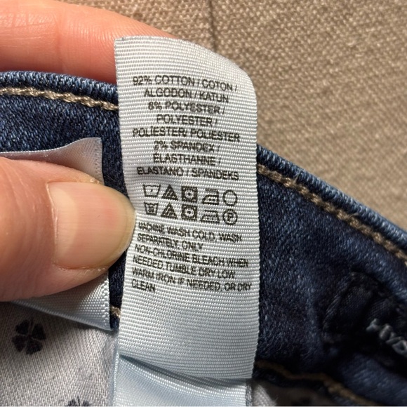 Lucky Brand Dark Blue Hayden Skinny Jeans Size 6/28 - Picture 8 of 9